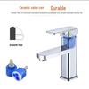 TLXT Square Basin Faucet with Hot & Cold Water
