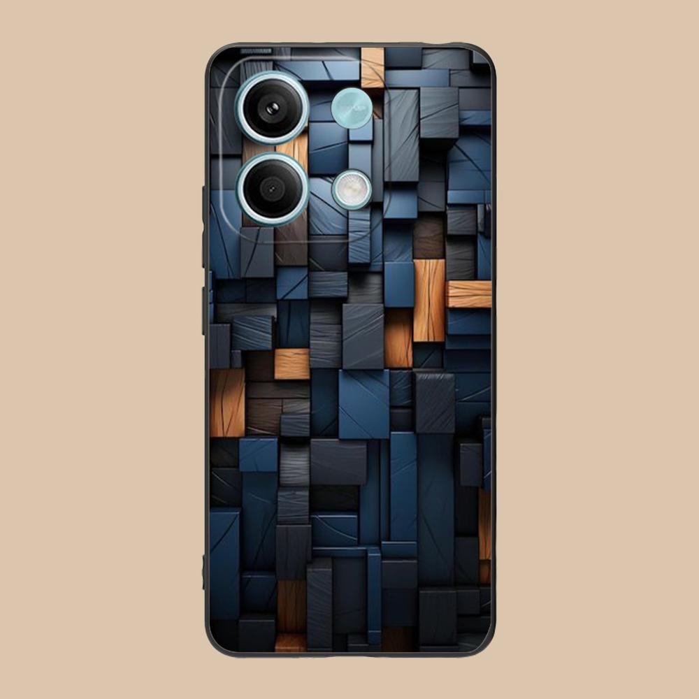 Wood Texture Mobile Cell Phone Case for POCO F7 F6 F5 F4 F3 F2 Pro GT C75 C71 C65 C61 C40 Pro Ultra Colorful Printing Cover