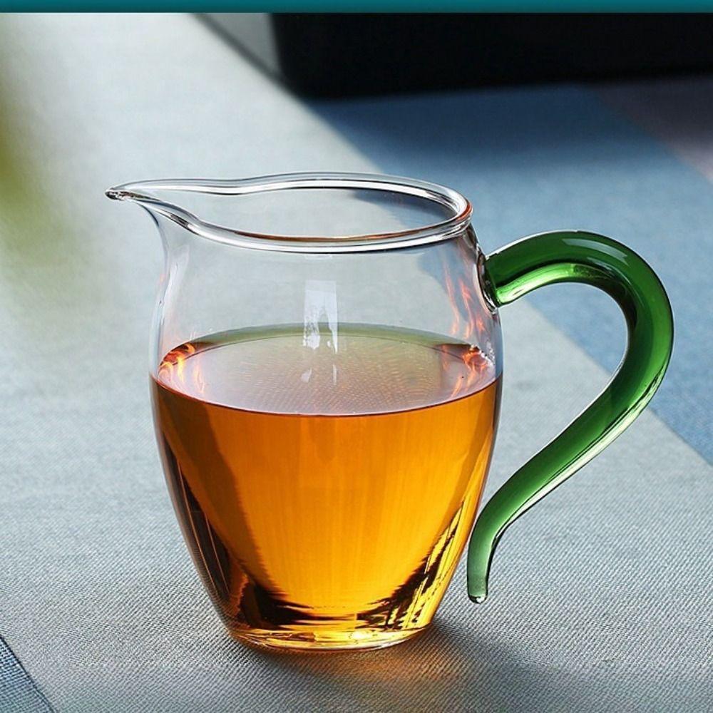 Thickened Glass Fair Cup Transparent Tea Dispenser Drinkware Tea Cup Office