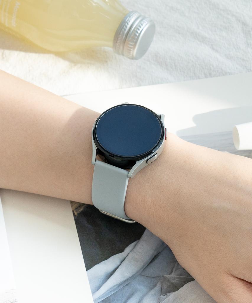 Nuateu [8Color] Galaxy Watch Basic Silicone Strap Band 20/22Mm