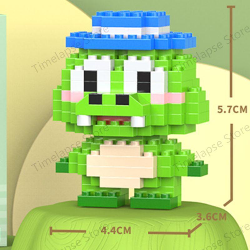 Diy Cute Animals Lion Corgi Dolphin Hamster Rabbit Dog Cats Fish Tanks Building Blocks Kit Girl Bricks Model Kids Toy Children
