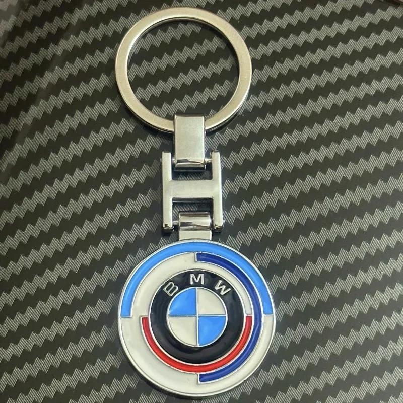 Car Sticker 2024 50th Anniversary New Logo BMW Emblem Luxury Car Keychain For BMW X1 X2 X3 X4 X5 X6 3 5 Series M2 M3 M4 M5 M6 M7