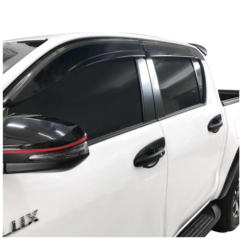 Auto Mattschwarz Türgriff Schüssel Einsatz Abdeckung Für Toyota Hilux Revo 2015 -2025 Türschutz