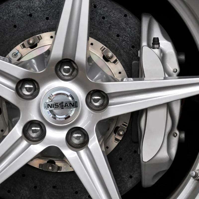 BTRNCK1 4pcs New Car Wheel Hub Center Caps Rims Series Rims Wheels Cover for Nismo Nissan Juke Tiida Teana GTR 350Z 370Z 240SX Fairlady