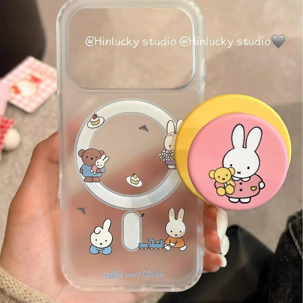 Rabbit Is Suitable for Apple 11promax Mobile Phone Case 11plus Magnetic Suction 11 Bracket 11pro Skin Feeling 11e Creative 11.
