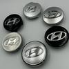 Logo Auto Accessories for Hyundai Sonata 8 SantaFe IX35 Elantra MISTRA LAFESTA Car Wheel Center Hub Cover Caps Emblem Styling Y8