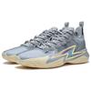 Li Ning Son Of Flash Abriebfeste Atmungsaktive Low-Top Basketballschuhe Herren Grau ABPT019-8