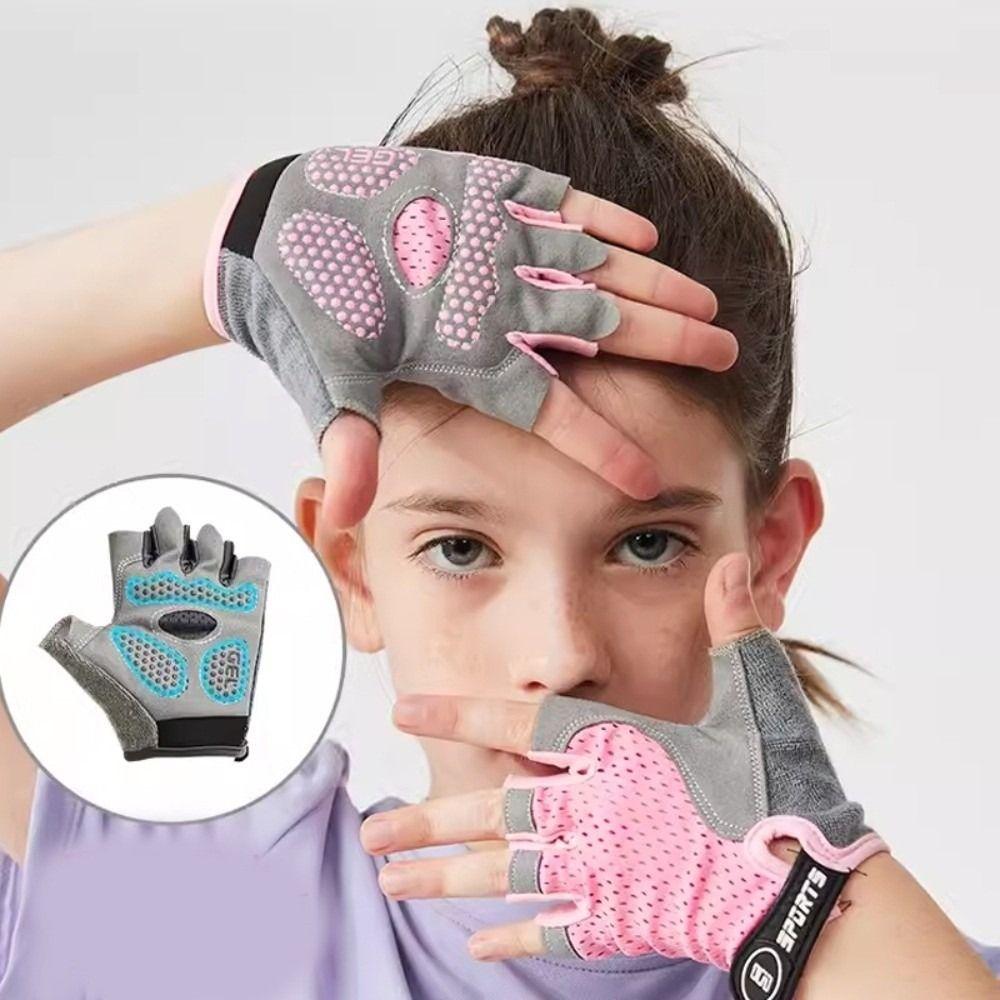 Wear-Resistant Kids Sports Gloves Anti-Slip Kids Cycling Gloves  Sports Equipment