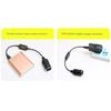 USB to Cigarette Lighter Socket Adapter 5V to 12V Power Bank Dash Cam Parking Monitoring Converter Purifier