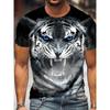 Dragon Totem 3D Digital Printed Men's Fashionable Casual Versatile Loose T-shirt