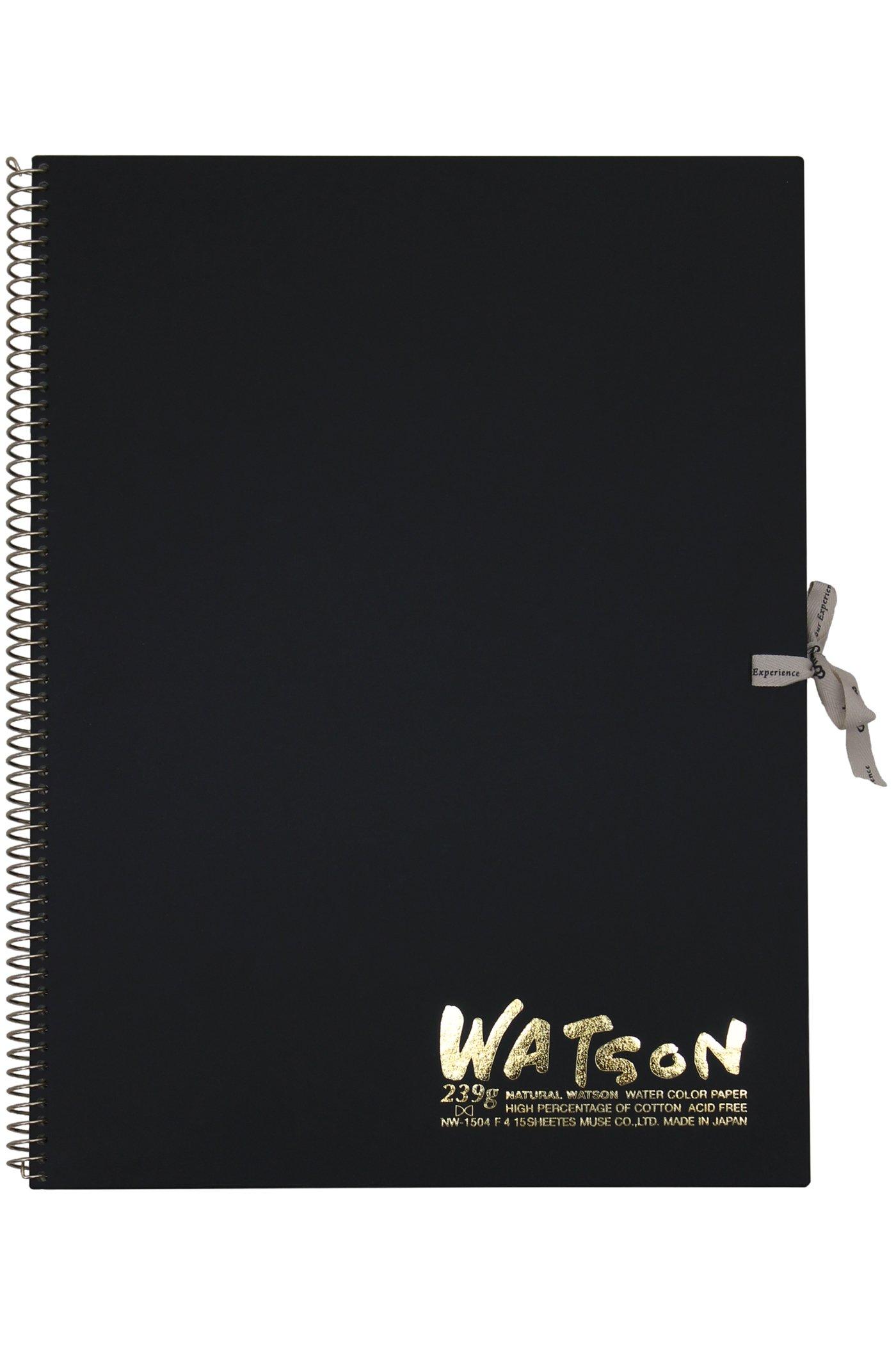

Muse Watercolor Paper Watson Book F4 239g Natural 15 Sheets F4 NW-1504