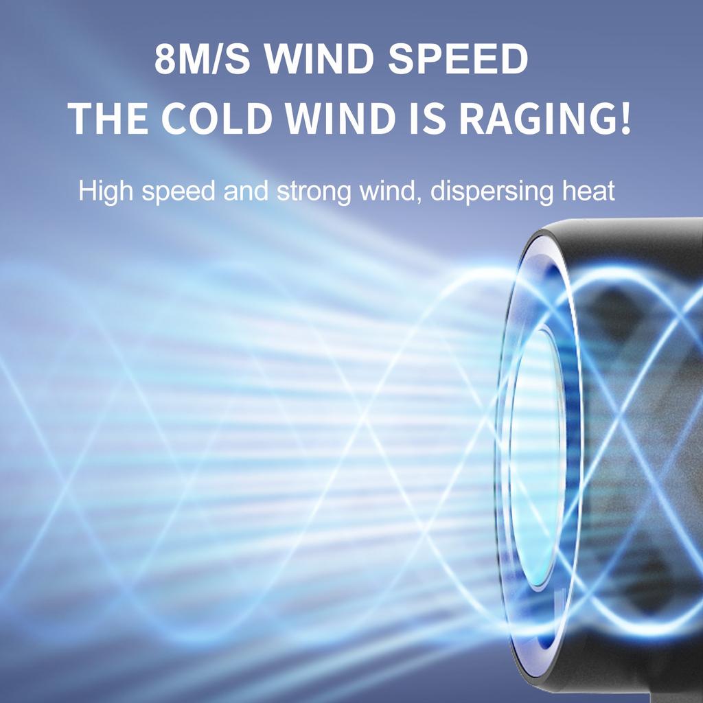 Ice Compress Handheld Fan Semiconductor High-speed USB Fan Portable Folding Small Wind