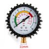 0-220psi Auto Car Tire Air Pressure Gauge Tire Repair Tool For Car Inflator Pump Thread Diameter 11mm 13mm For Measuring