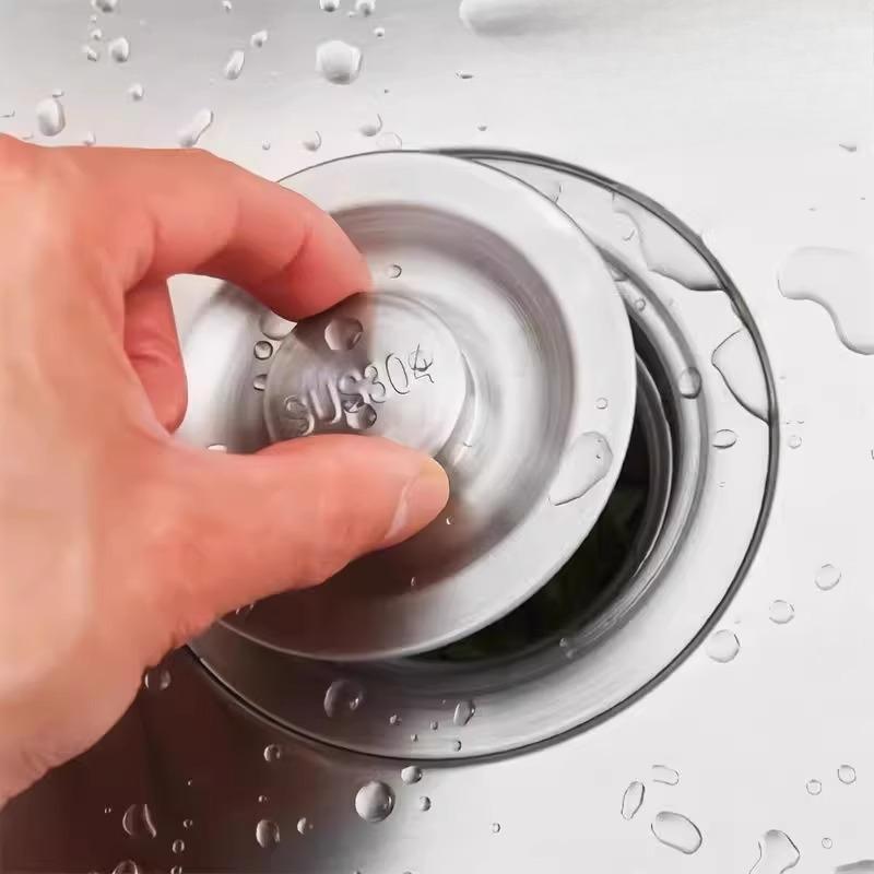 

Крышка для кухонной раковины Крышка для раковины из нержавеющей стали Крышка-заглушка для раковины Пробка для воды для умывальника Заглушка для раковины