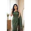 New Top Hot Trending Ajrakh Print Saree