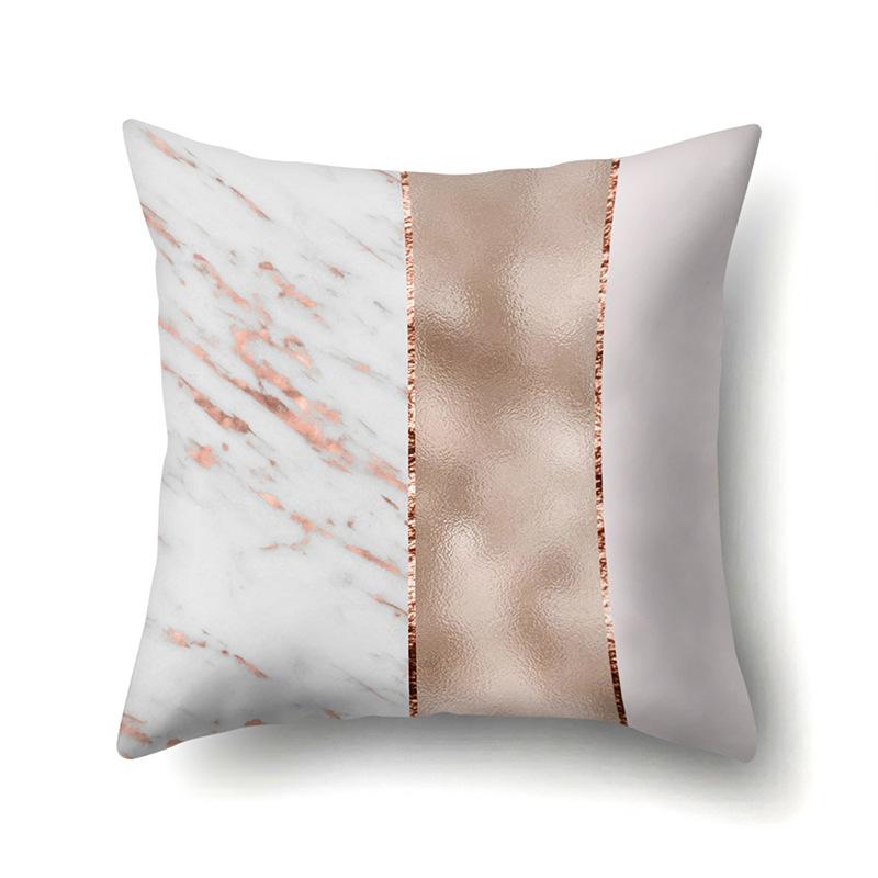 Polyester Pillow Case Automobile Decoration Home Printed Pillow Case Waist Cushion Cover Car Cushion Head Cushion Cover