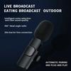 K1 Wireless Lavalier Mic - Noise Canceling TikTok Microphone with Reverb & Discreet Clip 