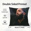 N-Nipsey H-Hussle RAP Pillow Case Plush Fabric Soft Pillowcase Double Sided Print Sofa Cushion Cover Throw Pillow Cover