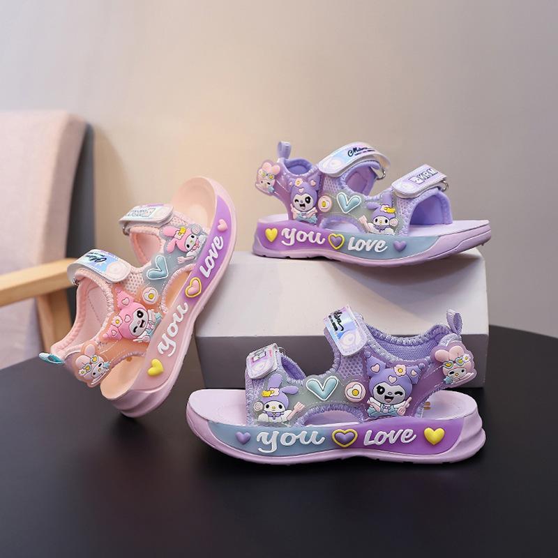 Sandals with Soft Soles, New Style Beach Shoes, Cute Soft-soled Girls' Casual Shoes