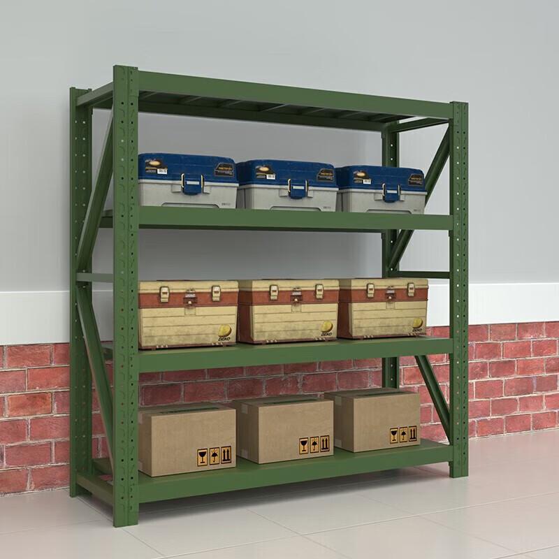 Jixiong Military Green Heavy-Duty Storage Shelving