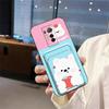 Fashion Design Anti-knock Phone Case For Tecno Phantom X/AC8 Graffiti Back Cover Silicone Durable Cartoon Card bag Cover