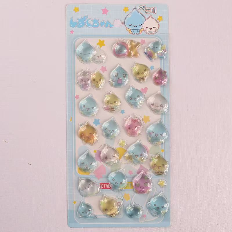 High-Quality Water High-Quality Drop High-Quality 3D High-Quality Crystal High-Quality Stickers High-Quality Cute High-Quality Sparkling