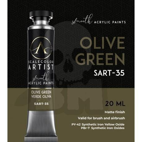 Sart-35 scale color art light olive green