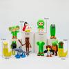 5/6/8/12pcsTungtungtungSahur Brainrot Wooden Stick Dolls Ornaments Desktop Decor Tralalero Tralala Ornaments for Kid Gift