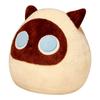 Cartoon Dumpling Cat Throw Pillow Plush Toy Cat Doll Office Waist Cushion Girl Soothing Rag Doll