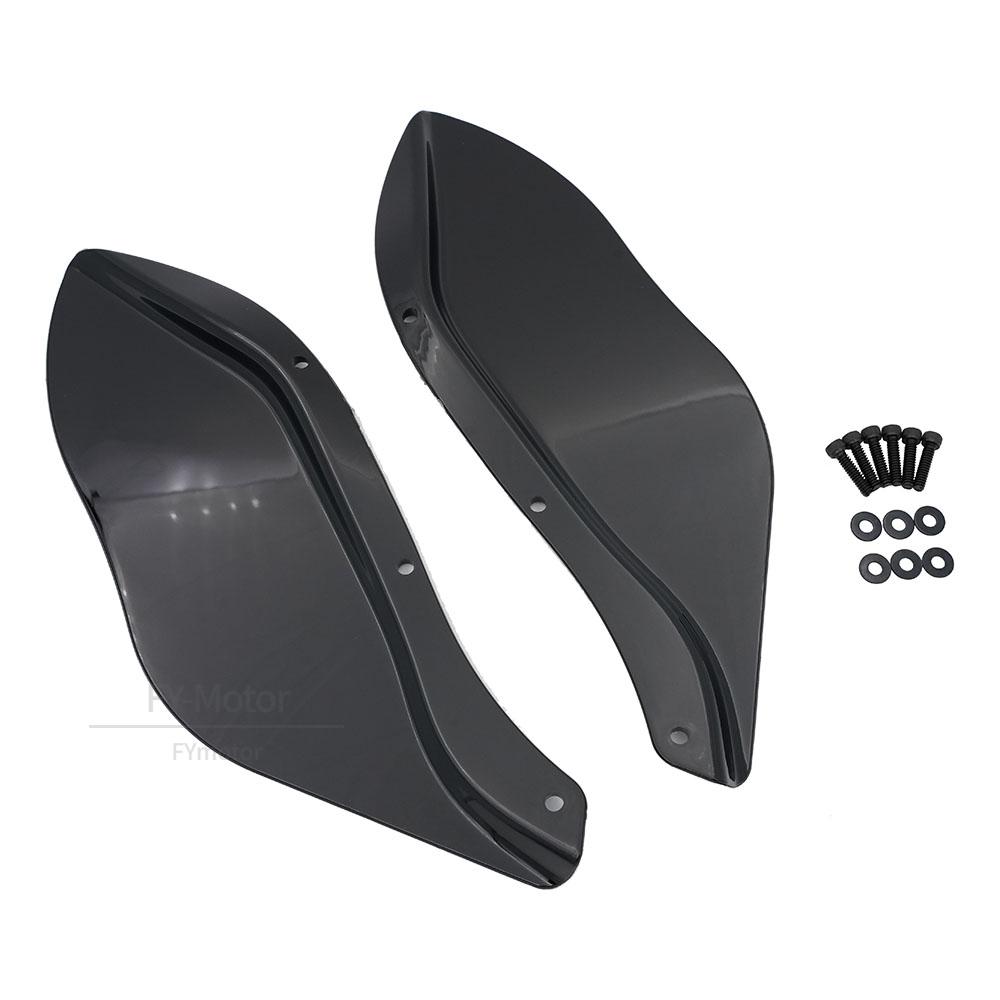 Motorcycle Batwing Air Deflector Fairing Side Windshield For Harley Touring Street Glide Road King Electra FLHX 1996-2013