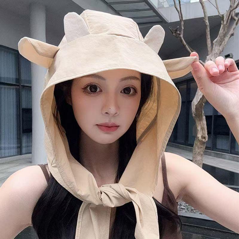 Playful Devil Hat with Quick Dry Comfort for Daily and Outdoor Use