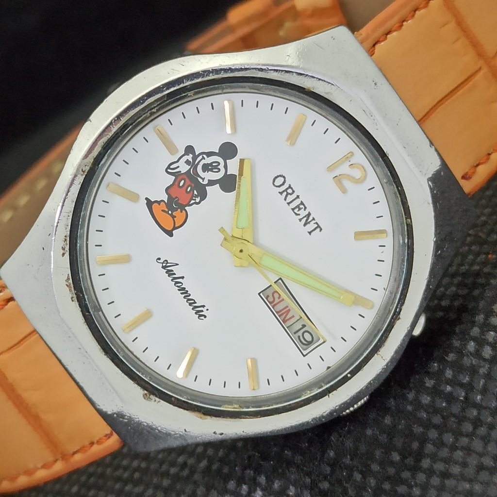 

Б/у ORIENT AUTO CARTOON DIAL ЯПОНИЯ МУЖСКИЕ ЧАСЫ a283423-1 Sku534n-a283423