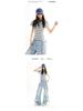 Retro Striped Slim Fit Cropped Short Sleeve T-shirt - Early Spring Petite Millennium Style