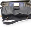 Used Miu Miu 2WAY Handbag RN1078 Leather Khaki Black Blue Used Women