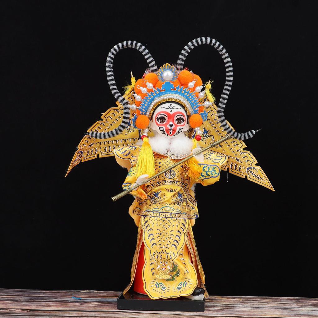 Q-Version Peking Opera Mini Doll, Chinese Traditional Character Home Decor Gift