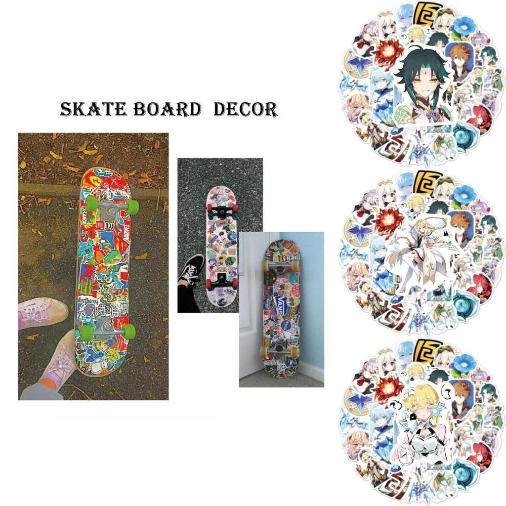 50pcs Genshin Impact Waterproof Stickers Reusable Adhesive Decoration