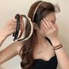 Vielseitiges koreanisches PU-Leder-Stirnband für den Outdoor-Stil. Reifen Einfach und Hochwertig Französisch Gepresstes Haar Haarnadel Stirnband