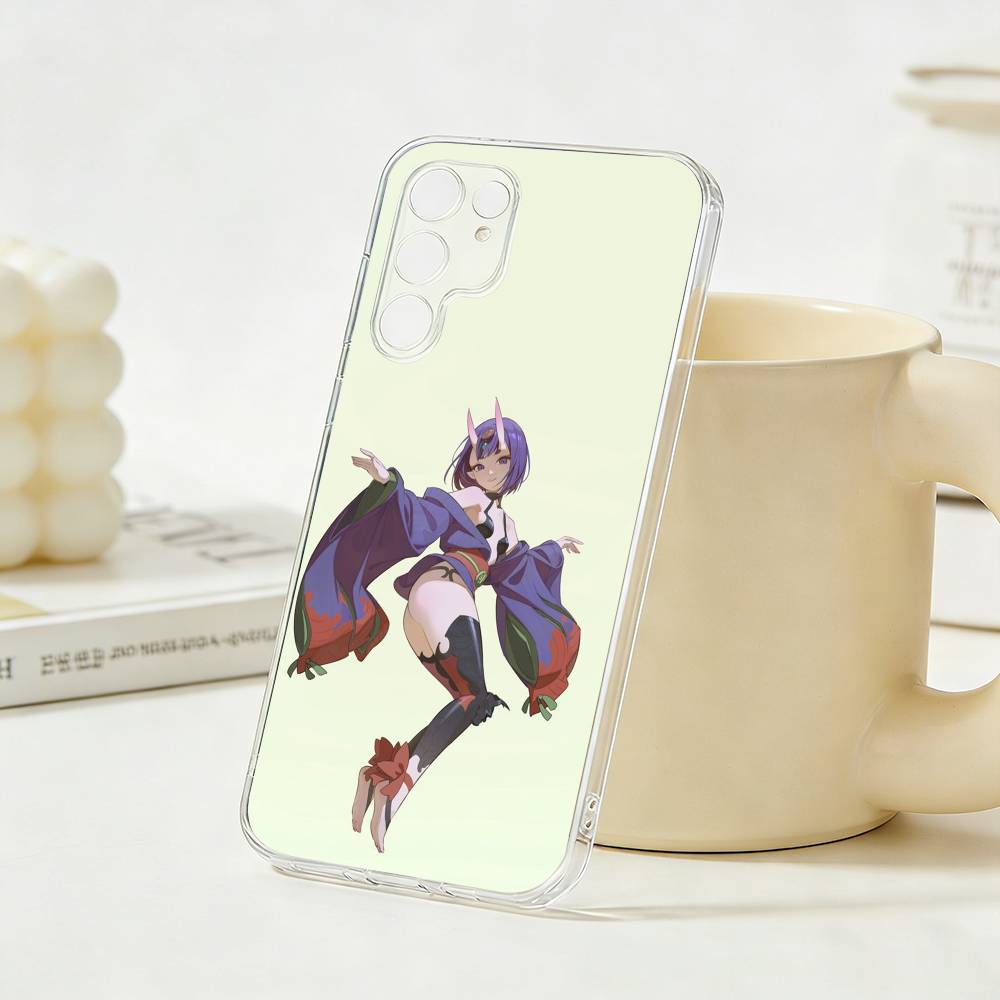 

Fate Shuten Douji Phone Case For Samsung S26, S25,S24,S21,S22,S23,S30,Ultra,Plus,5G,Transparent Cover Samsung S21plus