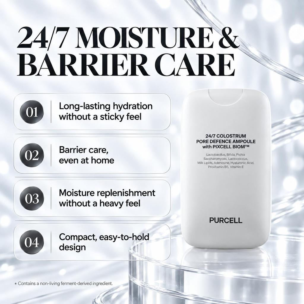 PURCELL 24/7 Colostrum Pore Defence Ampoule Mist Hydrating Barrier Care 55ml