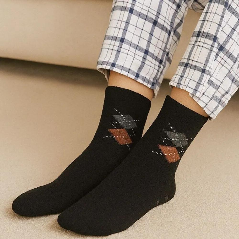 Pierre Cardin Men's Fine-needle Sleeping Socks, Choose 1 of 5, Non-slip, Made In Korea