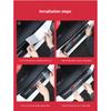 Carbon Fiber Car Door Plate Threshold Protector Sticker For Citroen C4 C3 C5 C1 Jumpy Saxo Berlingo Grand Picasso Cactus C2 Interior Mirrors 6