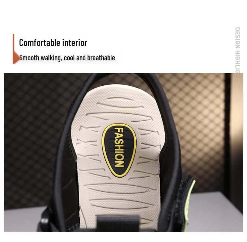 Men's Breathable Summer Sports Sandals - Non-slip, Versatile Beach Shoes, Casual Large Size.
