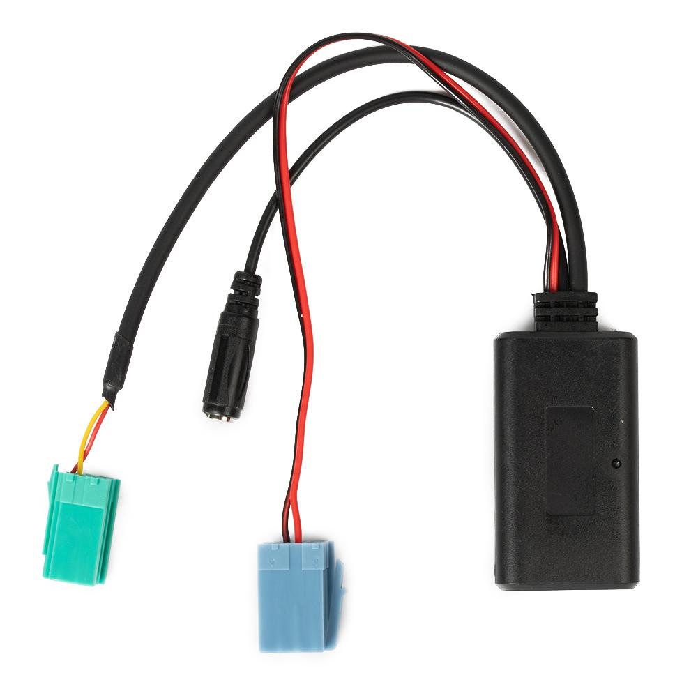 Car Bluetooth-Compatible 5.0 Stereo Audio AUX Input Cable Free Calling Adapter For Renault For Clio For Kangoo Espace 2005-2011