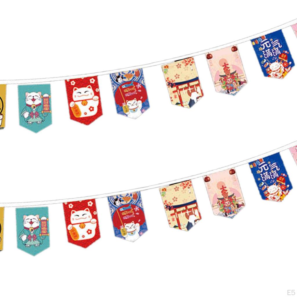 20 8x12 Polyester Bunting Banner Flags 26 Izakaya Garden Sushi
