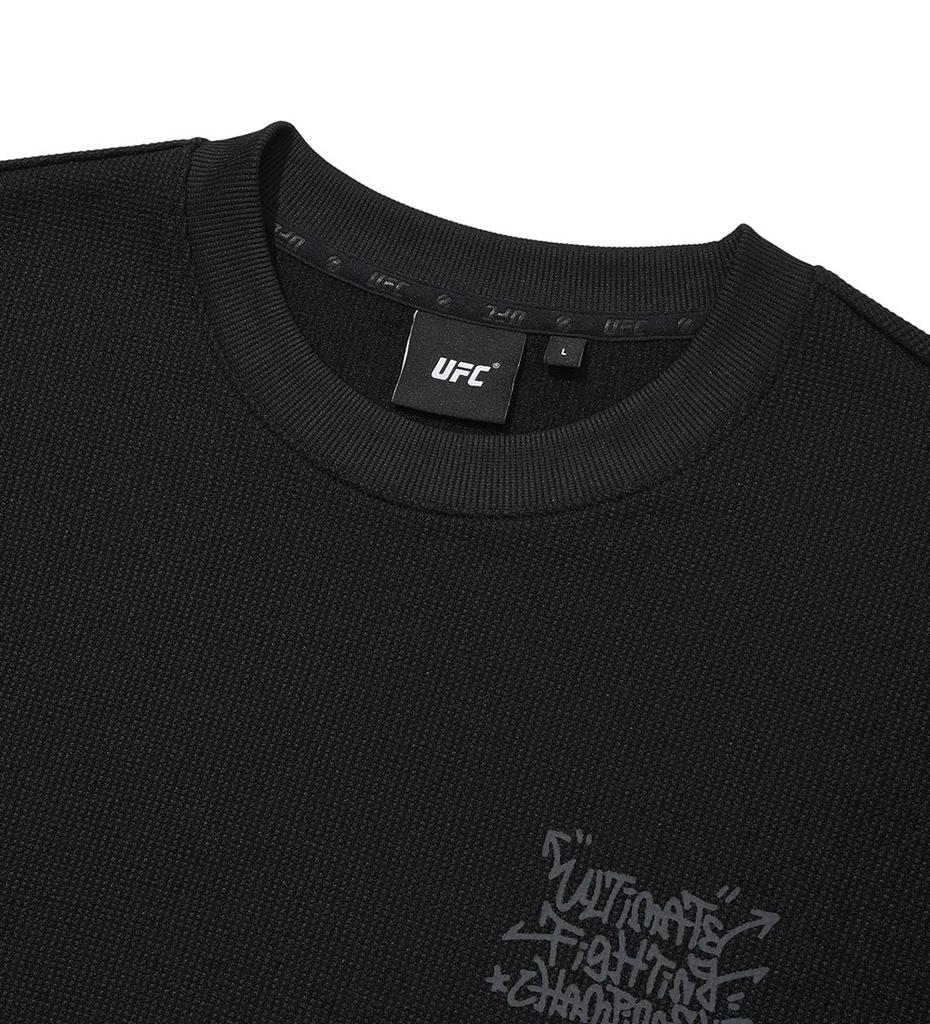 UFC SPORT Ufc Graffiti Oversized Long Sleeve T-Shirt Black U2Lsv3104Bk