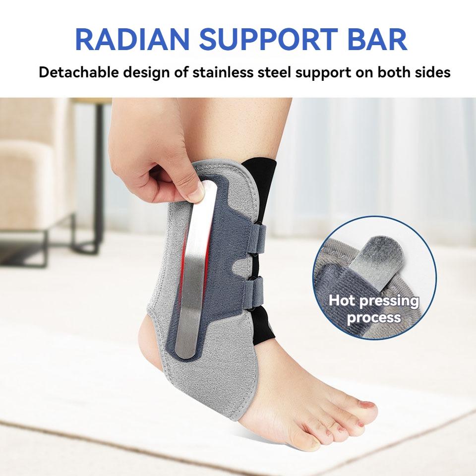 1Pcs Sports Ankle Brace Aluminum Strip Support Sprained Ankle Sprained Joint Support Binding Tape Pressurized Fixed Ankle Brace