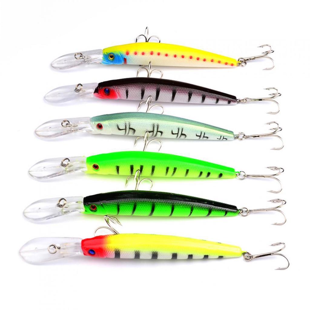 1 Pc 14.5cm Minnow Lure Crankbaits Hard Artificial Bait Hook Fishing Tackle Tool