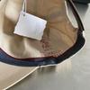 Italian Classic Men's Embroidered Leather-Linen Baseball Duckbill Cap