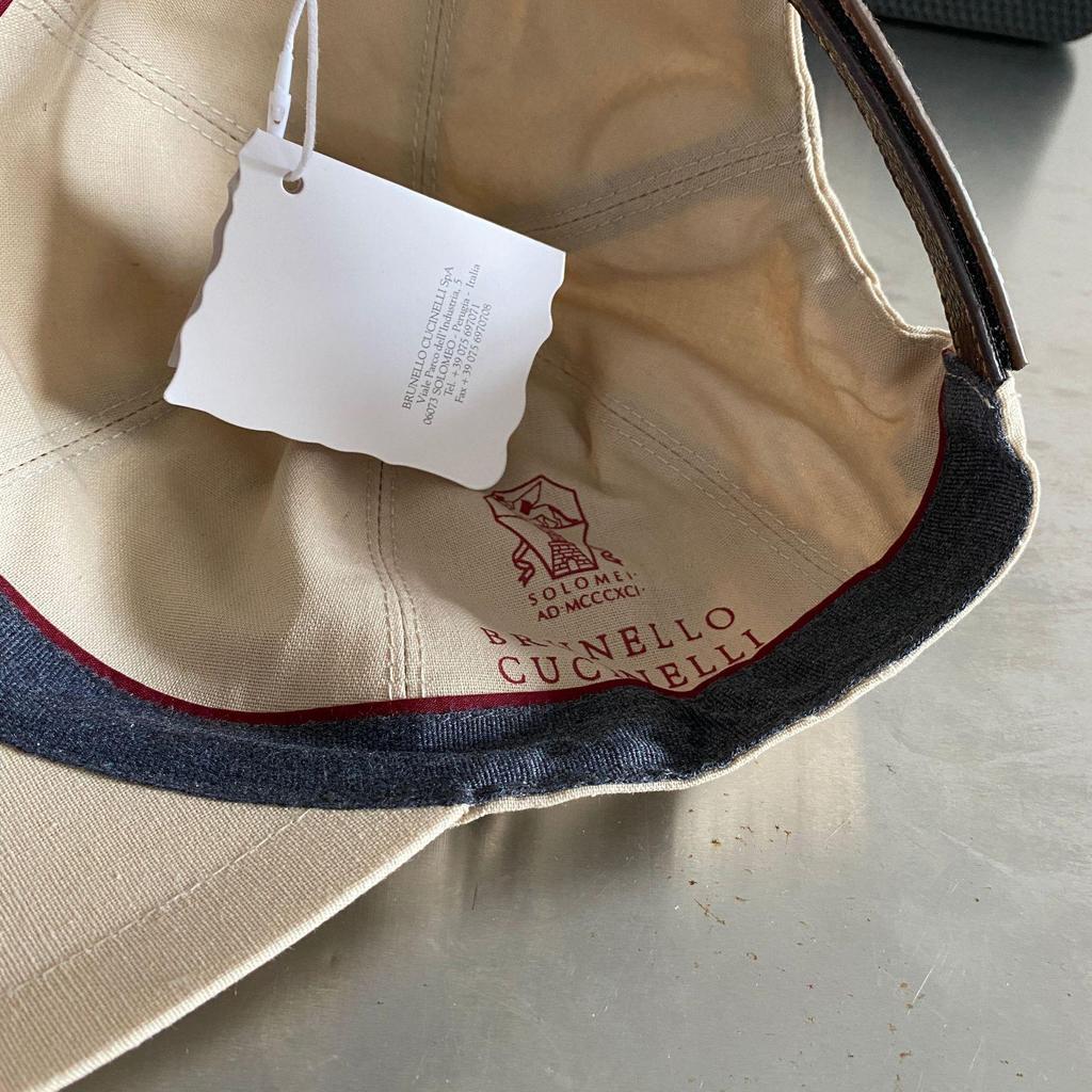 Italian Classic Men's Embroidered Leather-Linen Baseball Duckbill Cap