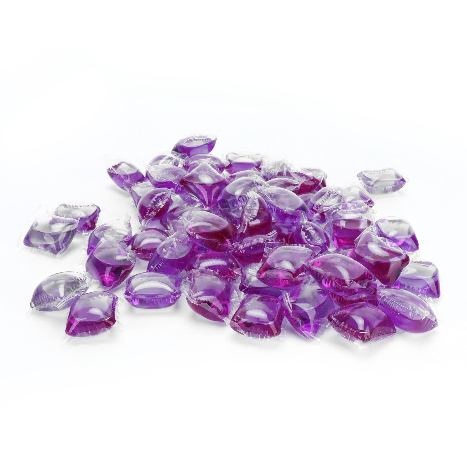

60PCS 8g Laundry Bead Capsule Dissolve Cleaner Laundry Pod Laundry Washing Supplies Violet